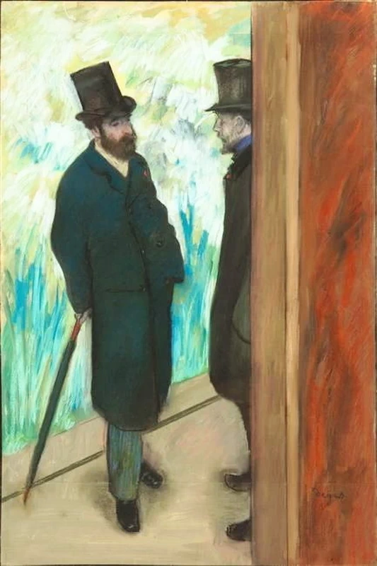Ludovic Halévy e Albert Boulanger - Cavé nel backstage dell'Opera, Louvre, Parigi